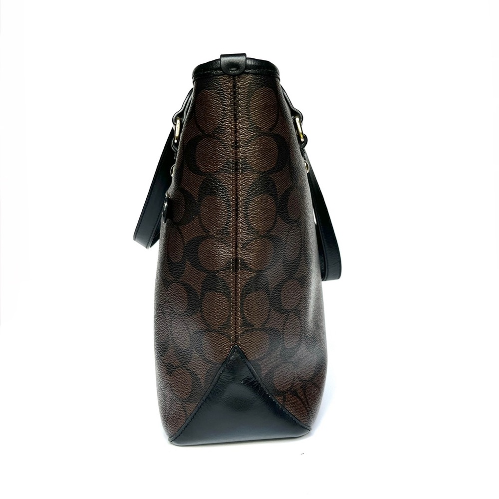 Coach Signature | Zip Top | Tote Bag - Picture 7 of 17